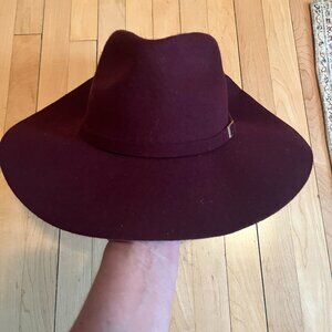 100% Felt Burgundy Shiraleah Chicago Hat